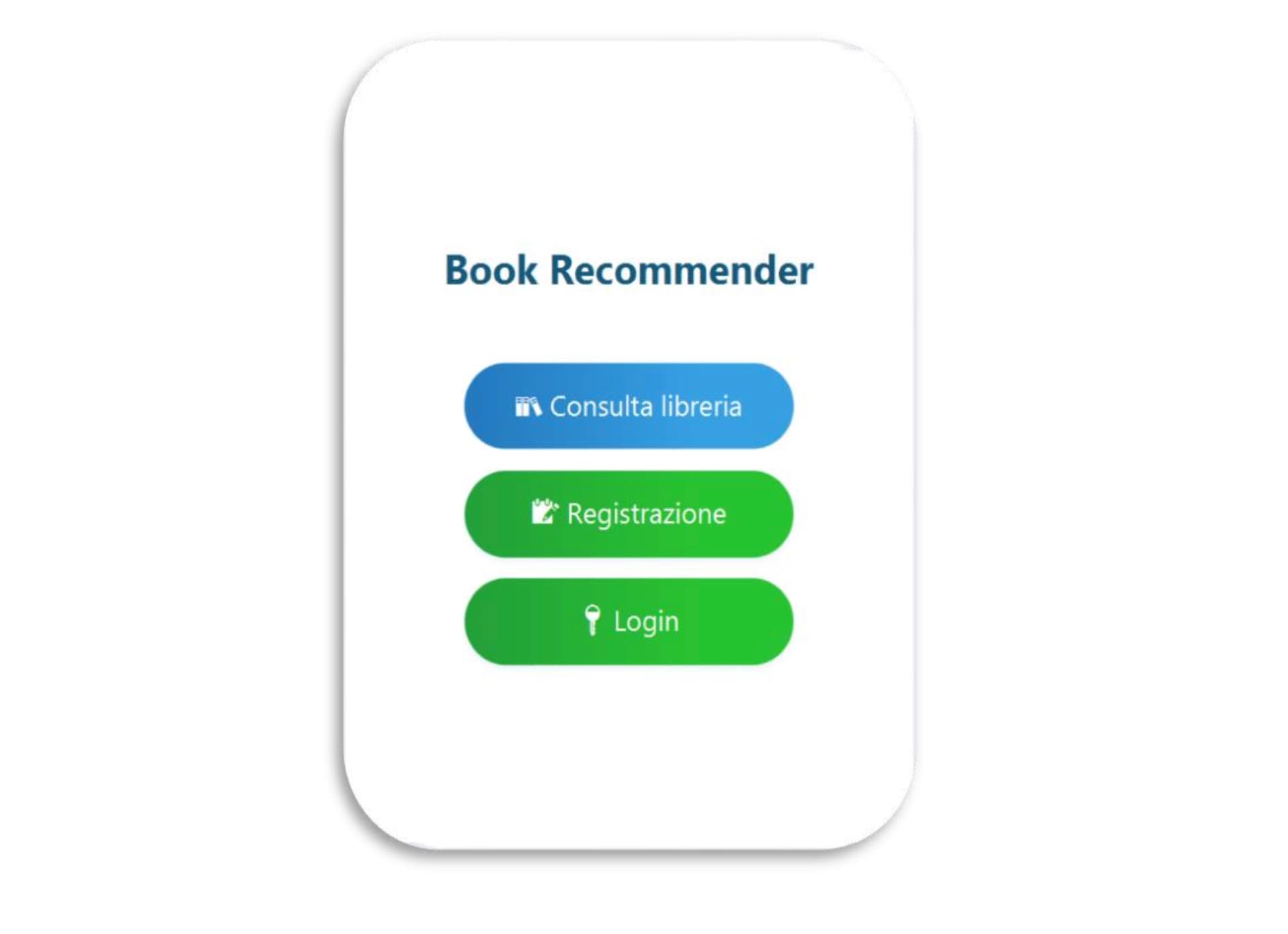 Book Recommender — screenshot